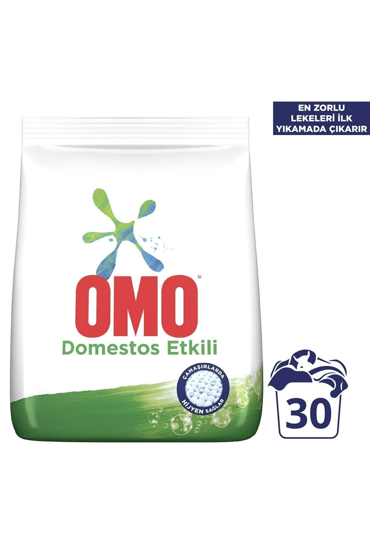 Omo Toz Çamaşır Deterjanı Domestos Etkili Çamaşırlarda Hijyen Sağlar 4.5 Kg