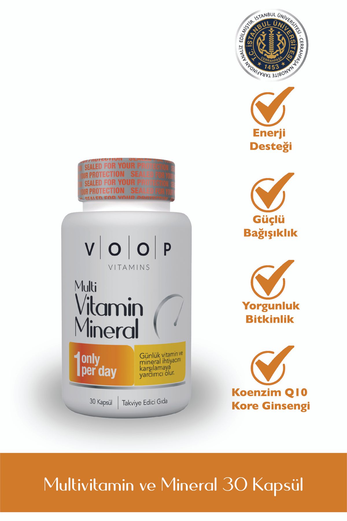 VOOP Multi Vitamin&mineral - 30 Kapsül