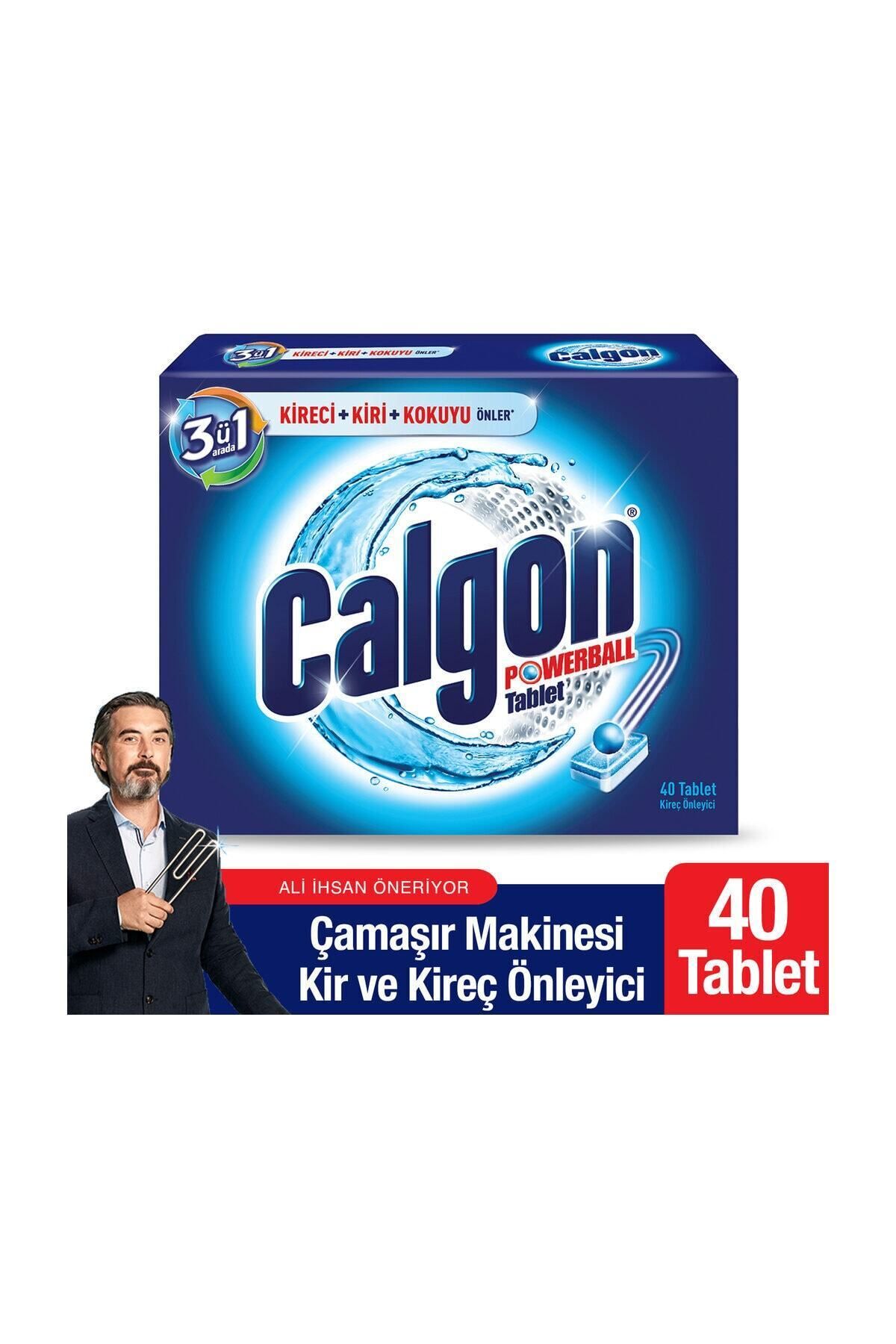 Calgon Çamaşır Makinesi Kireç Önleyici 40 Tablet