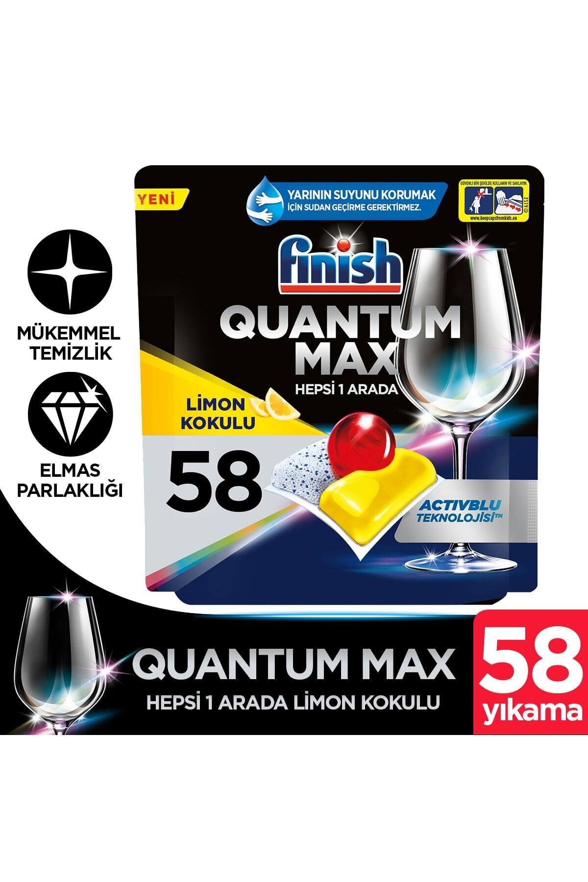 Finish Quantum Max 58 Tablet Limon 581