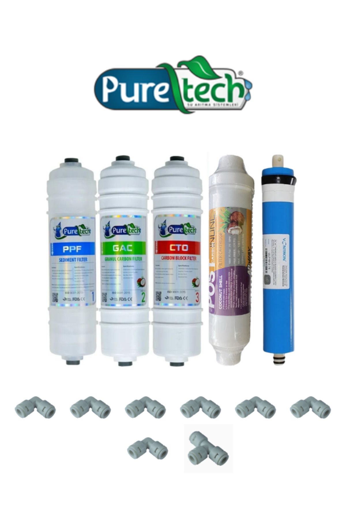 puretech Sandıraz Puretech 5'li Filtre Seti