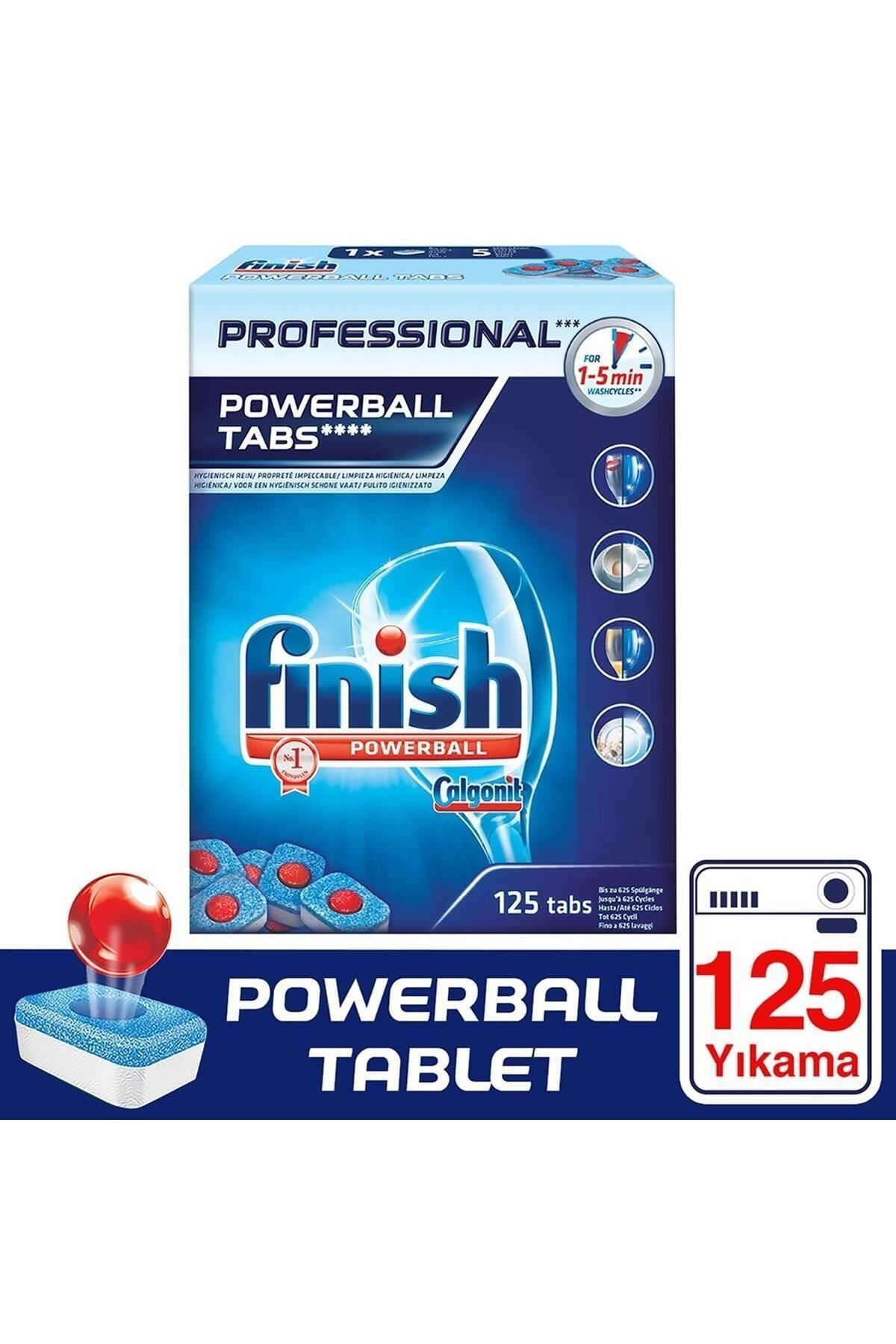 Finish Professional 125 Tablet Bulaşık Mak. Det.