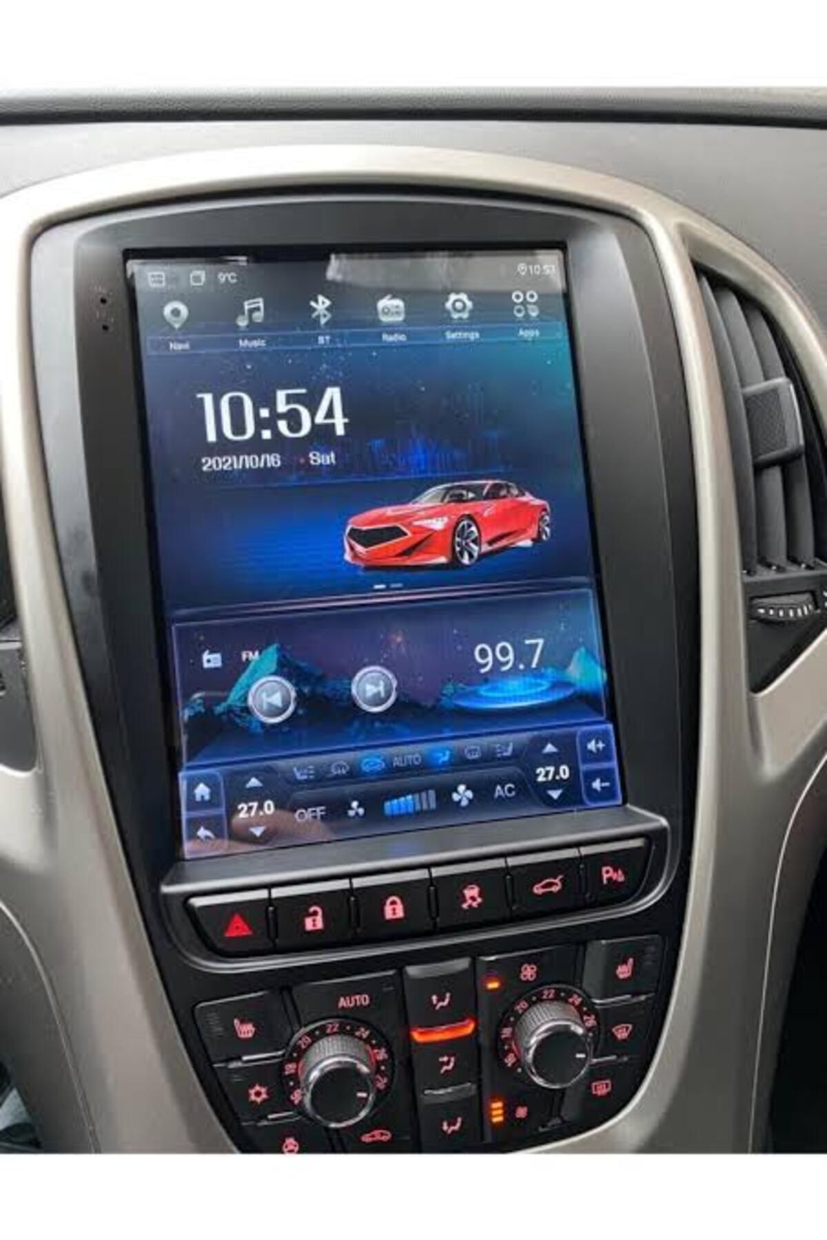 OTODUNYAM Opel Astra J Tesla Android 13 8 Çekirdek 4 Gb Ram 64 Gb Hafıza Carplay Navigasyon Multimedya