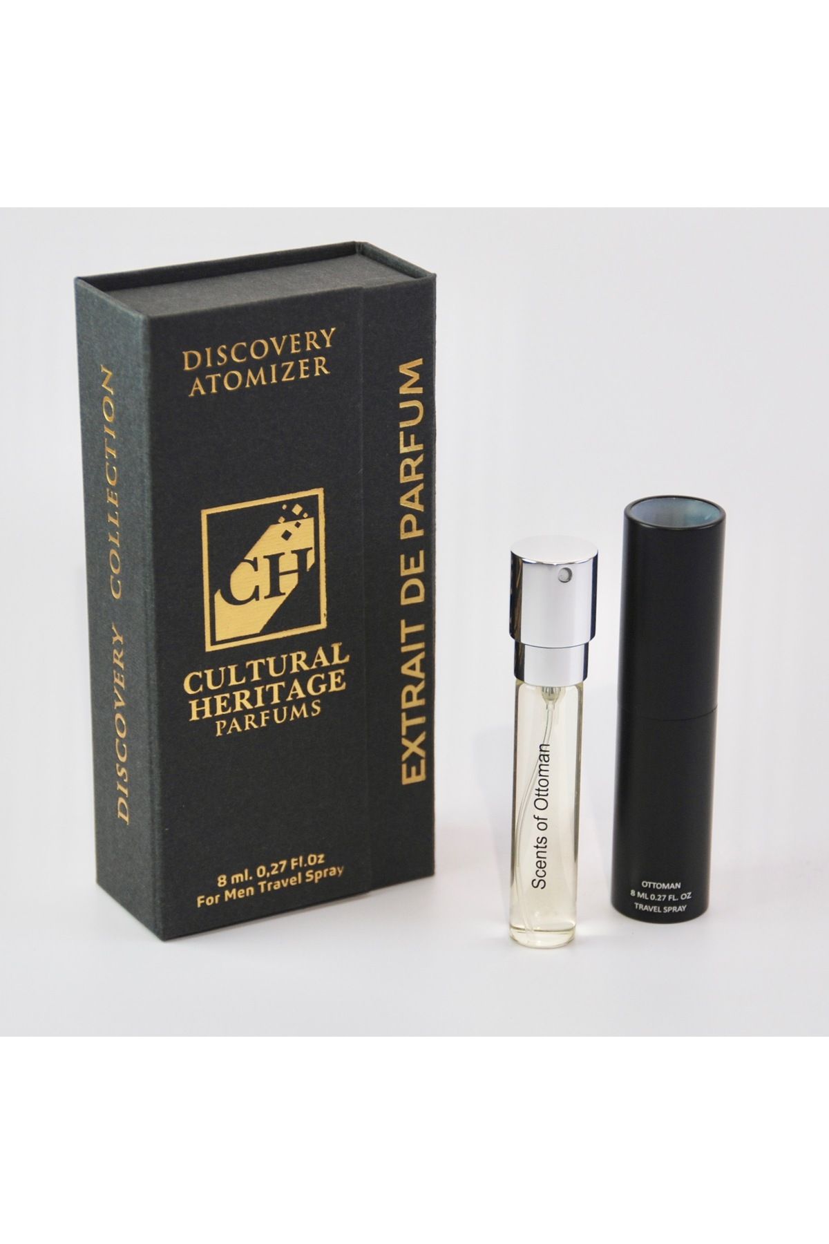 CH CULTURAL HERITAGE , Scents of Ottoman Discovery Atomizer Travel Spray , For Men,