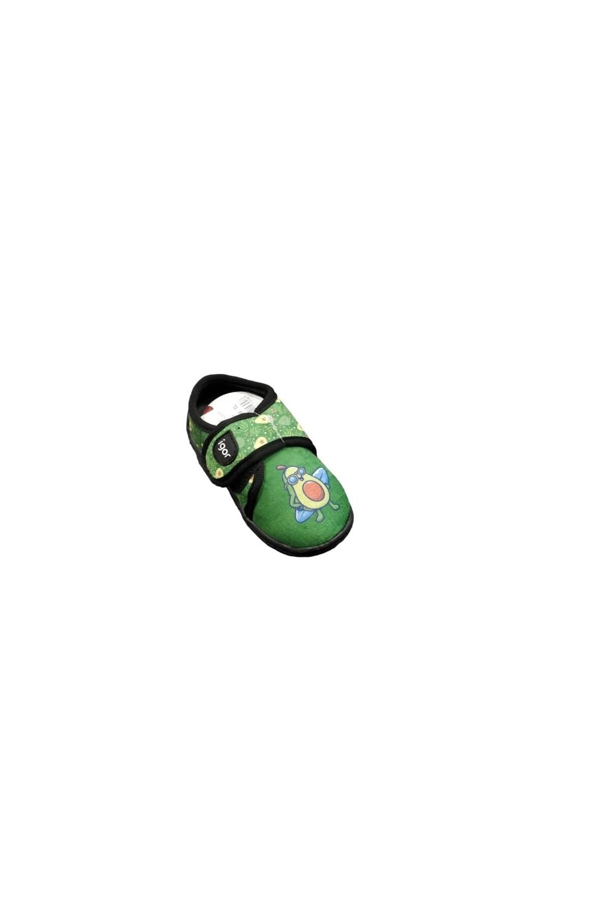 IGOR W20124-green-avocado Snoopy Face Çocuk Panduf Ayakkabı