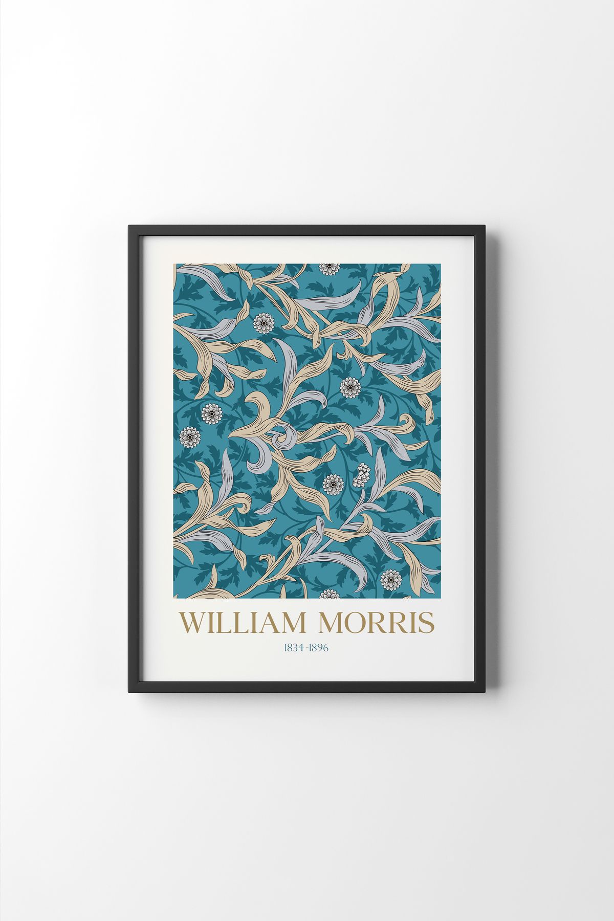 epiqart William Morris - Siyah Çerçeve