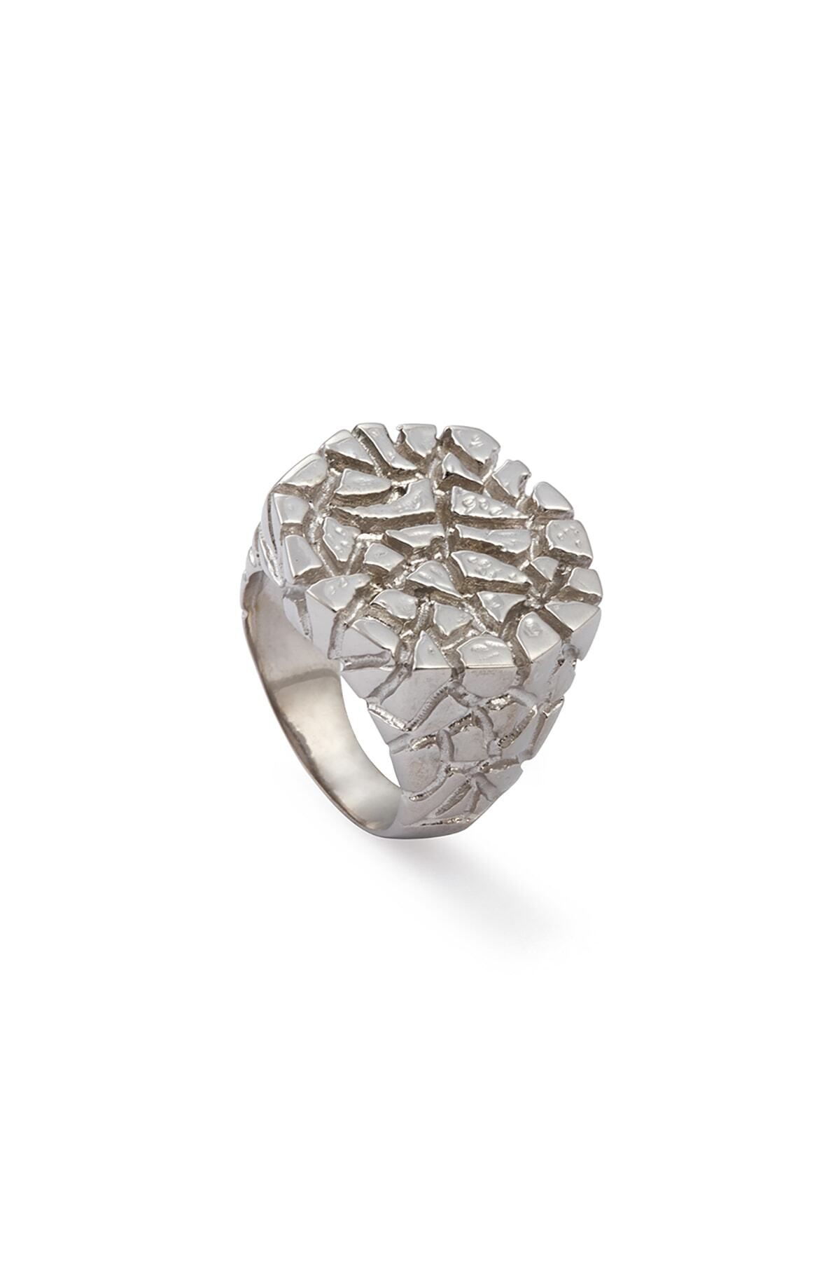 Atolyewolf Special Stone Ring In Silver