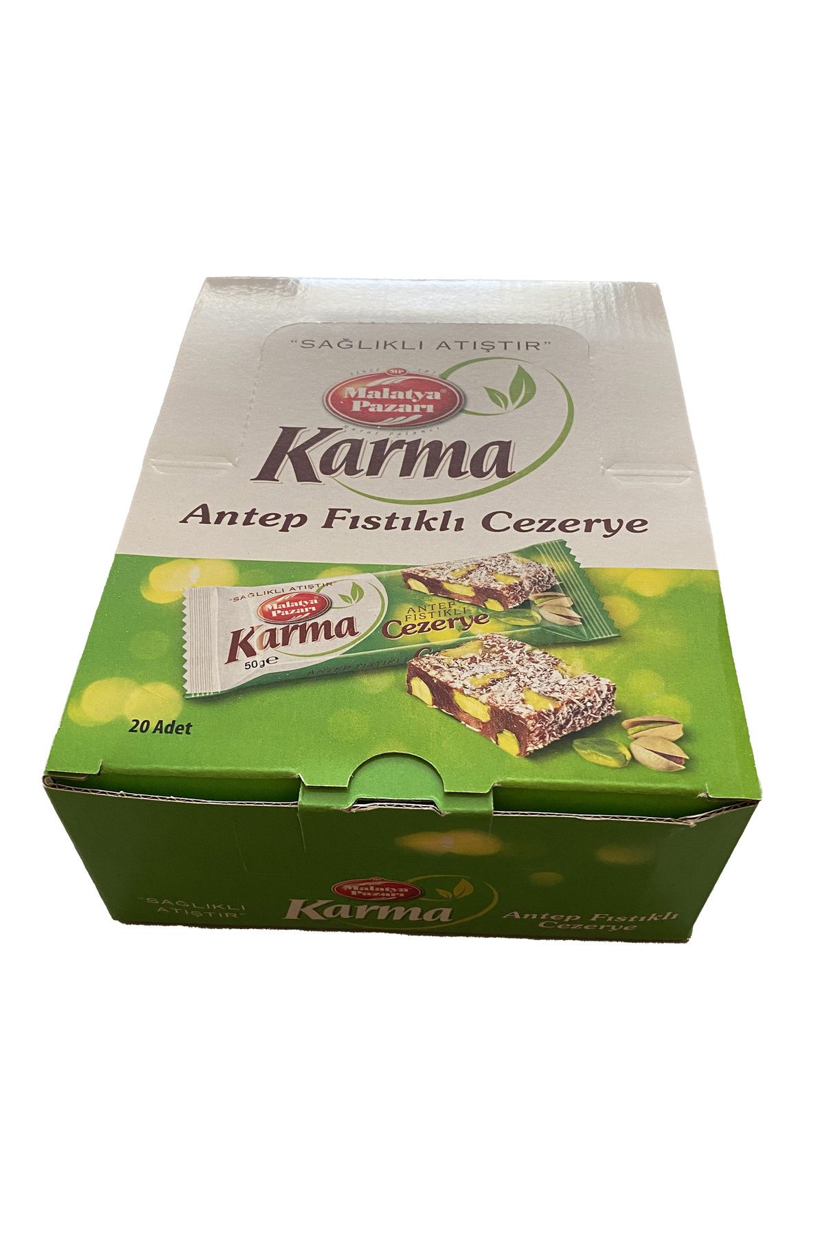 Malatya Pazarı Karma Antep Fıstıklı Cezerye 50 gr *20