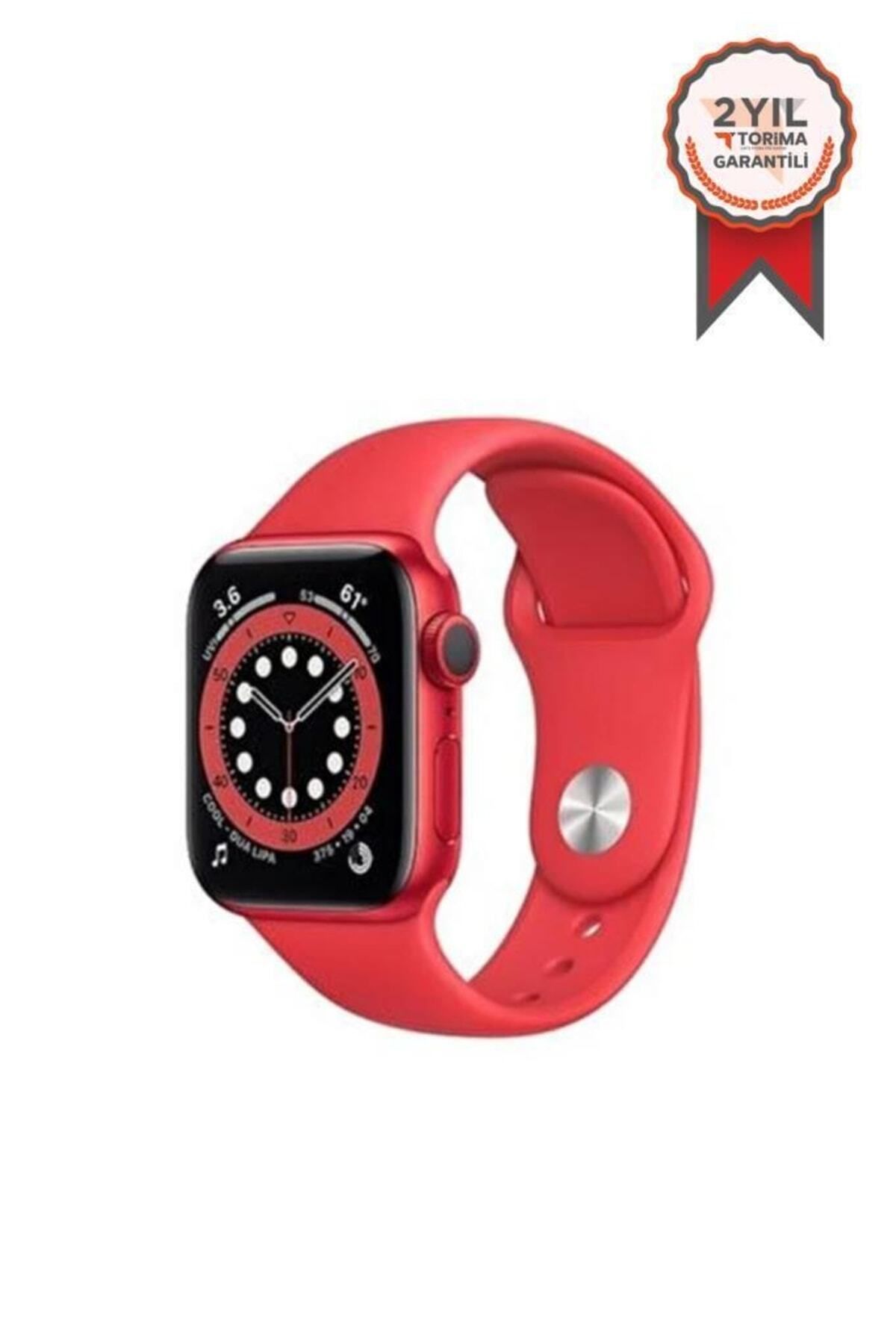 Torima T700s Smartwatch Uyumlu 1.86 Inç Bluetooth Çağrı Özellikli Akıllı Saat Kırmızı