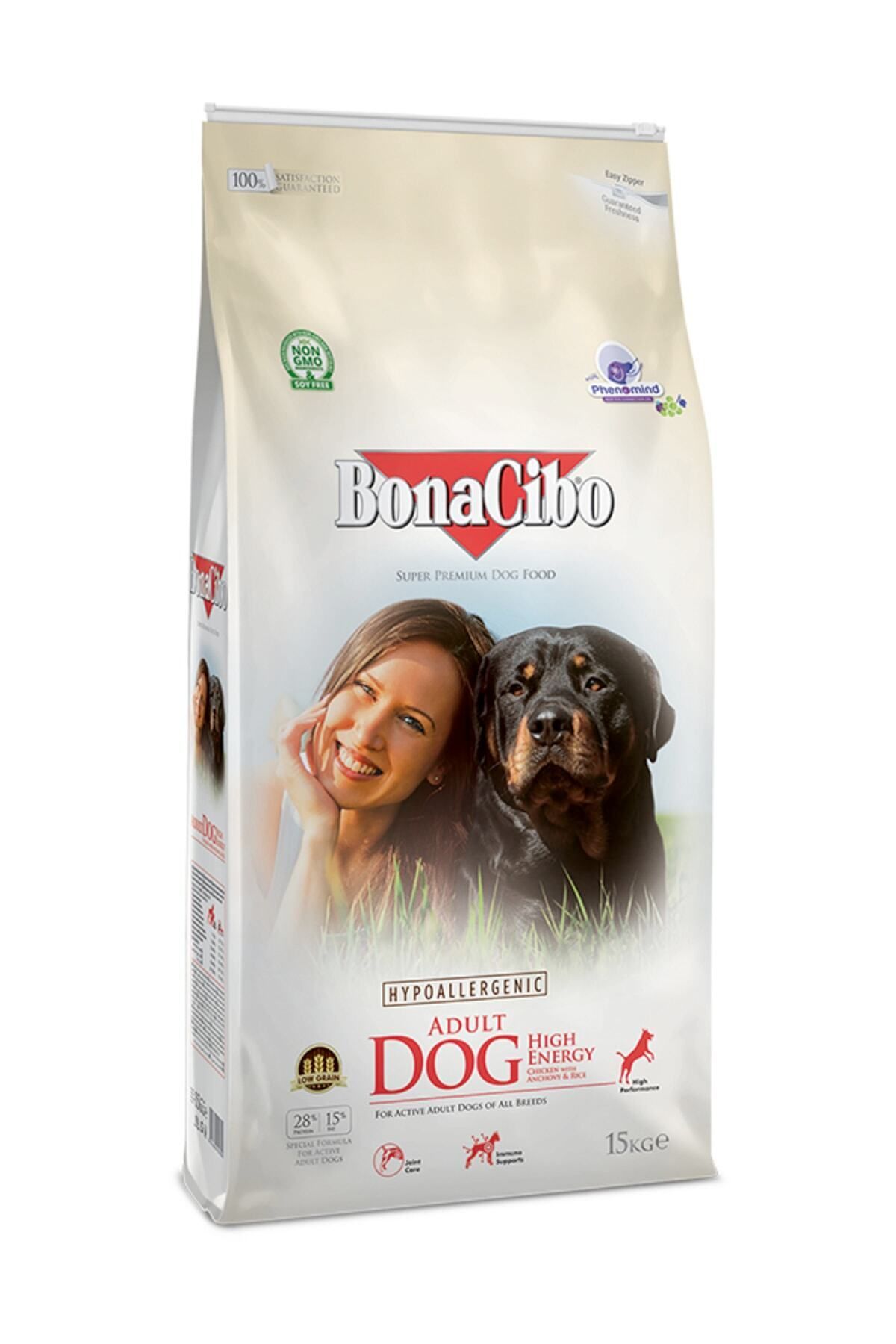 BonaCibo Adult Dog He 15 Kg Yüksek Enerjili Yetişkin Köpek Maması