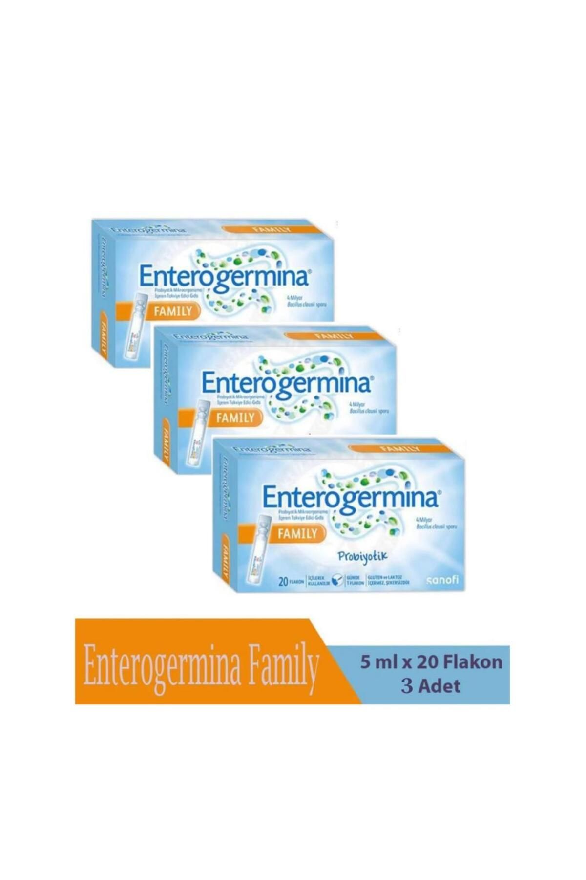 Enterogermina Family 5Ml x 20 Flakon - 3 ADET