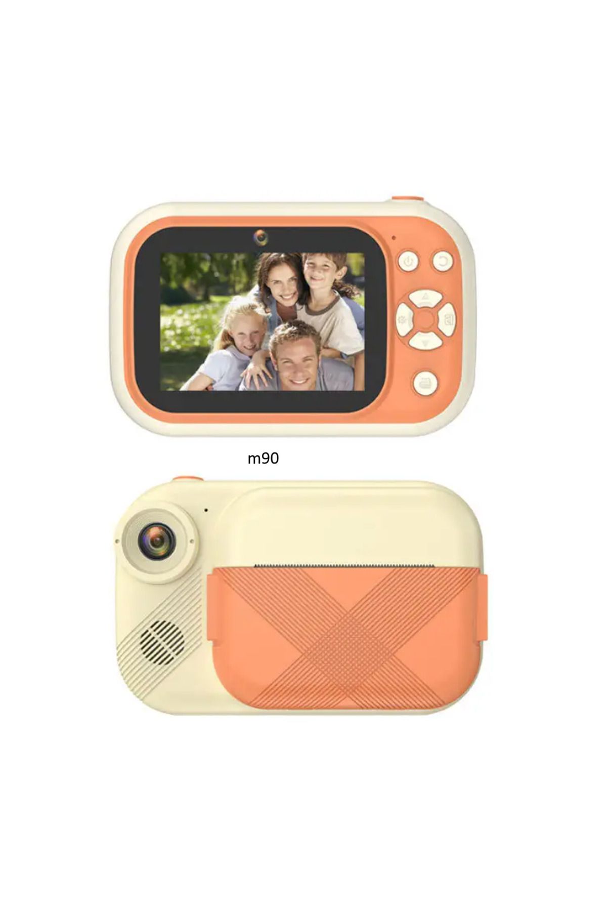 M90 3.5İnç Termal Fotoğraf Kağıtlı 1080P HD Dijital Çocuk Kamerası