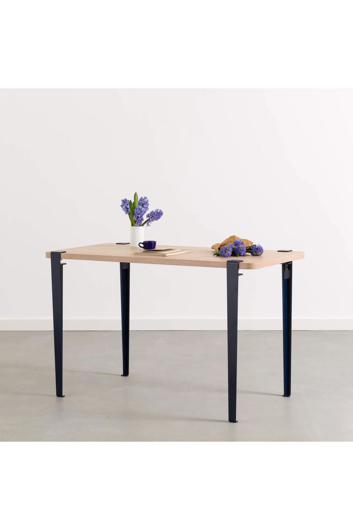 Pristine Design Demonte Minimalist Yemek Masası - Söküp Takılabilir Portatif Metal Ayaklı Yemek Masası- 180x90 cm