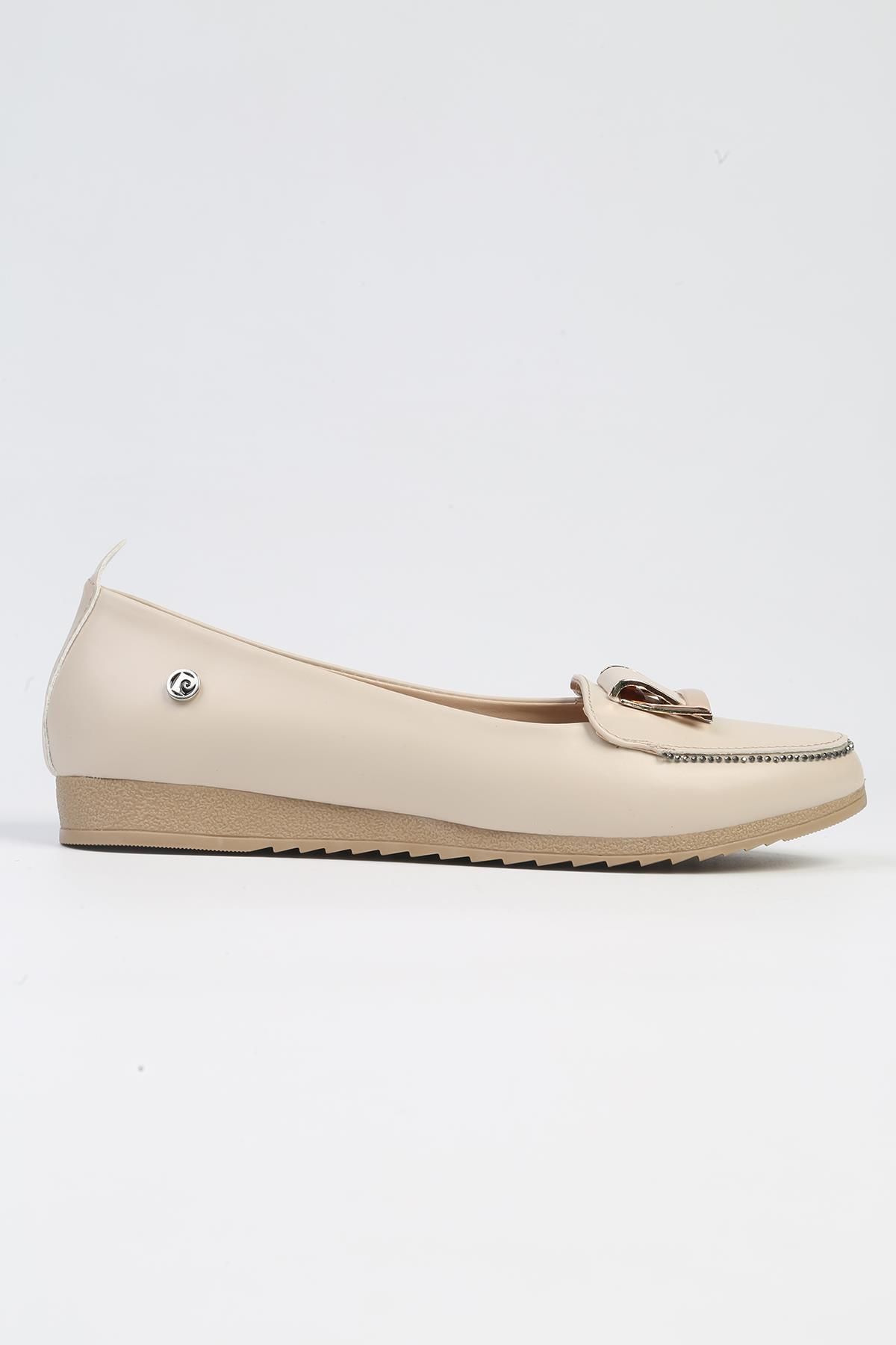 Pierre Cardin ® | PC-53019- 3962 Bej-Kadın Günlük Ayakkabı