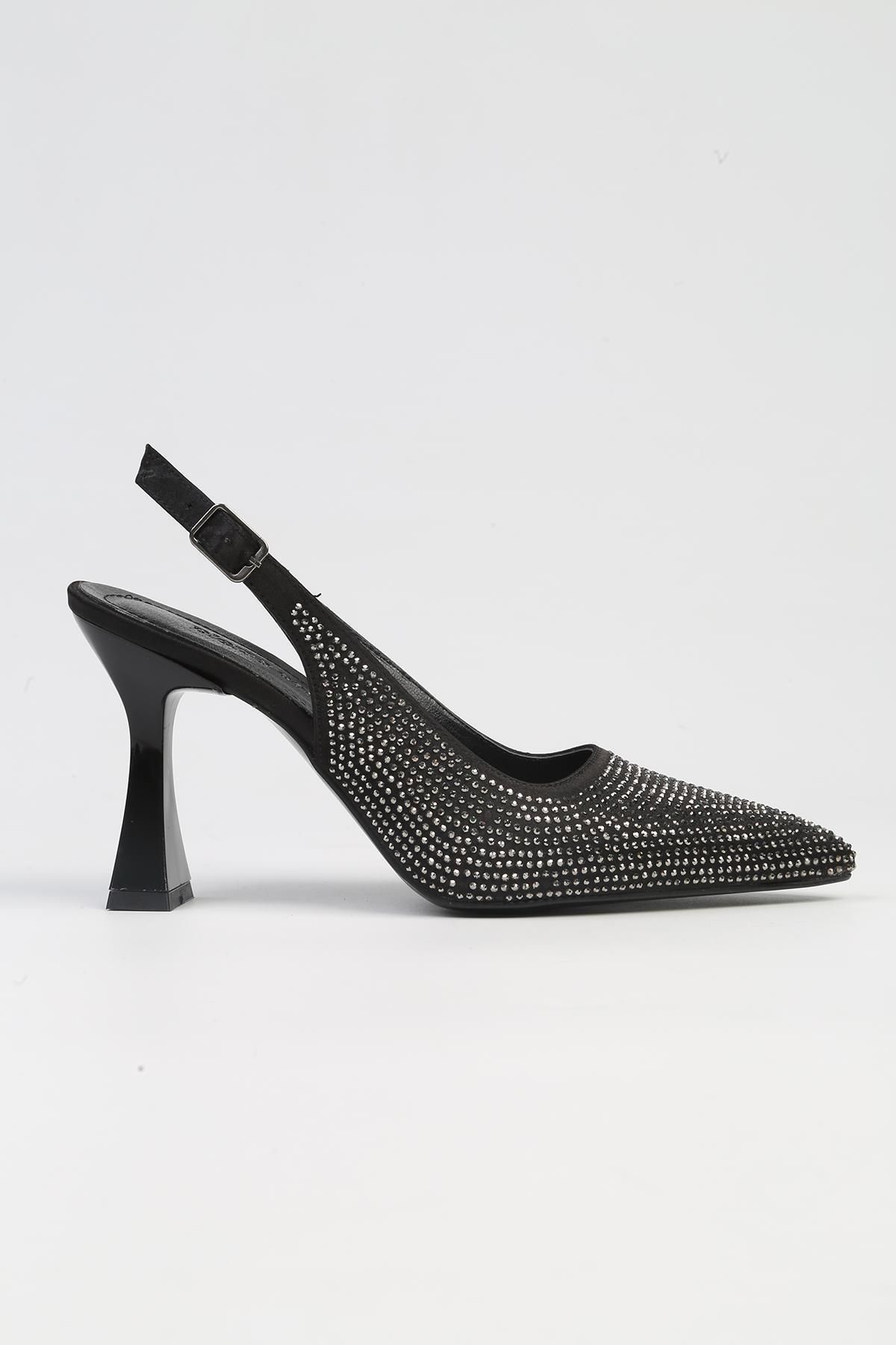 Pierre Cardin ® | PC-53002- 3691 Siyah-Kadın Topuklu Ayakkabı