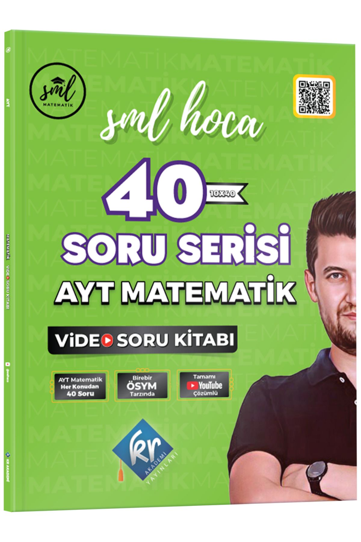 KR Akademi Yayınları SML Hoca AYT Matematik 40 Soru Serisi Video Soru Kitabı