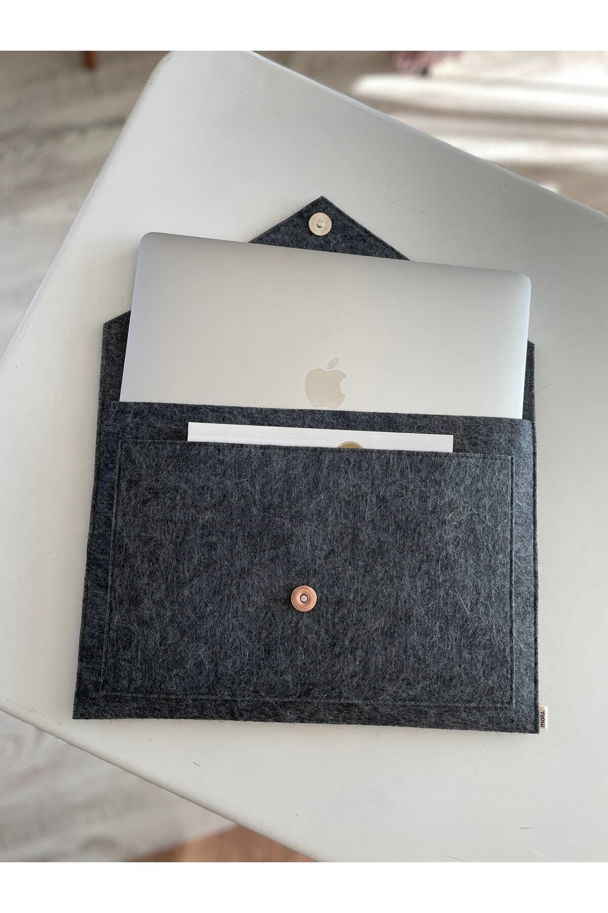 Moiu Felt The Handmade Felt Keçe Laptop Kılıfları Macbook Pro 2018 15.4" - Macbook Air M2 15.3" - Huawei Matebook D15"