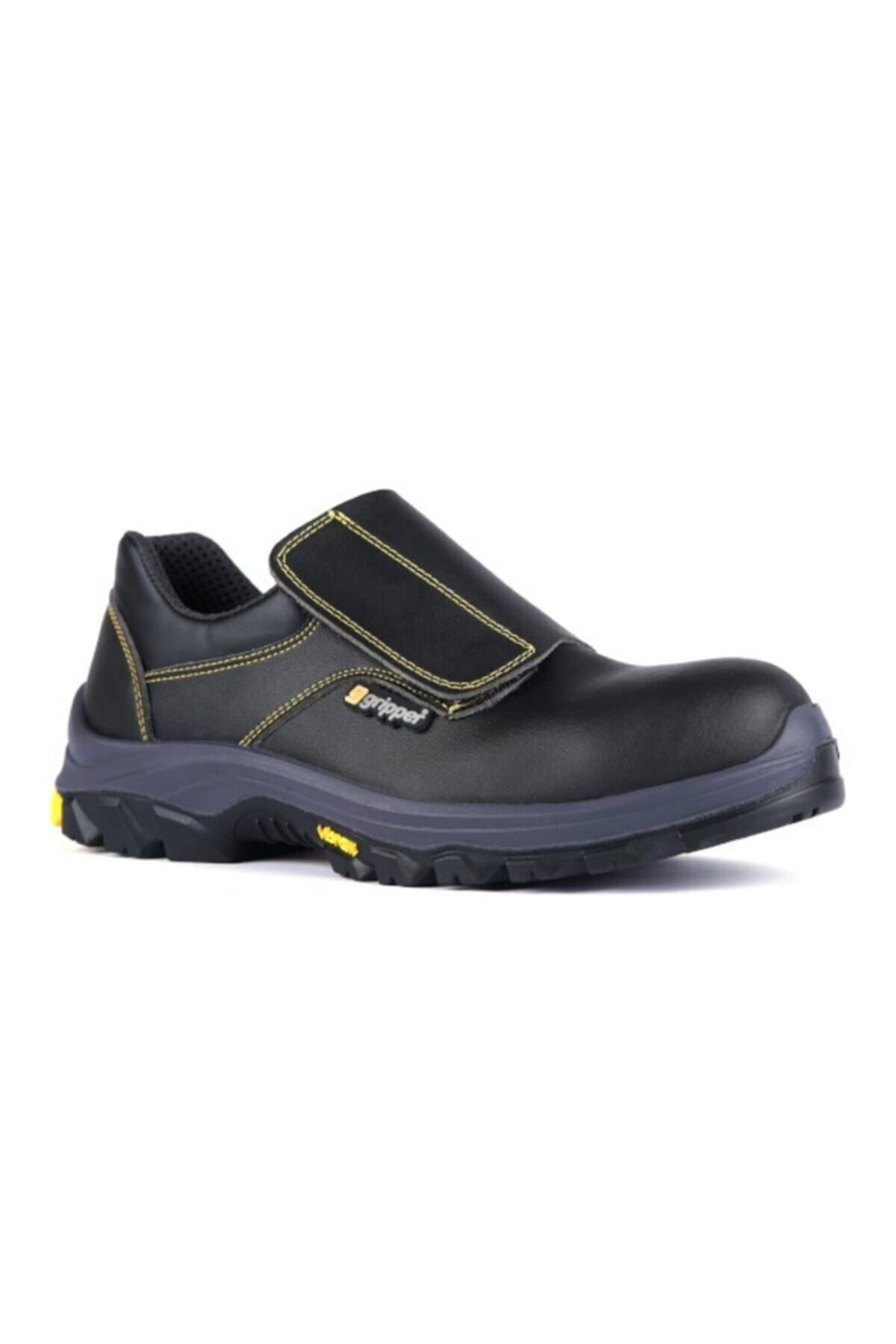 Gripper Gpr-34 S3 Siyah Deri Kompozit Vibram Taban Iş Güvenlik Ayakkabısı