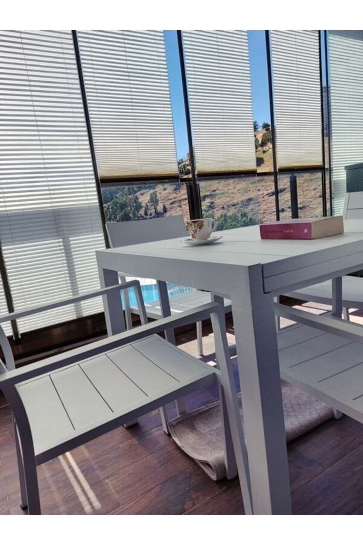 TREND STOR PERDE Trend Plise 10 Renk Katlanır Cam Balkon Perdesi - Ofis Perdesi - Mutfak Perdesi - Salon Perdesi