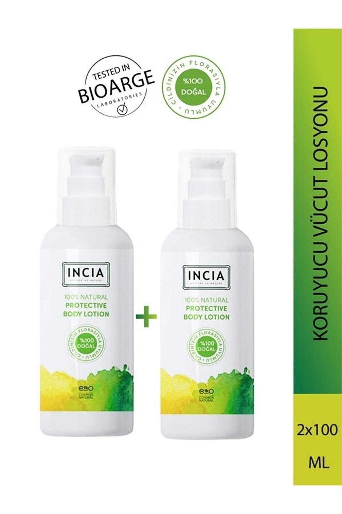 INCIA Body Protective Spray Cream Sinek Kovucu 100 ml 2'li Set