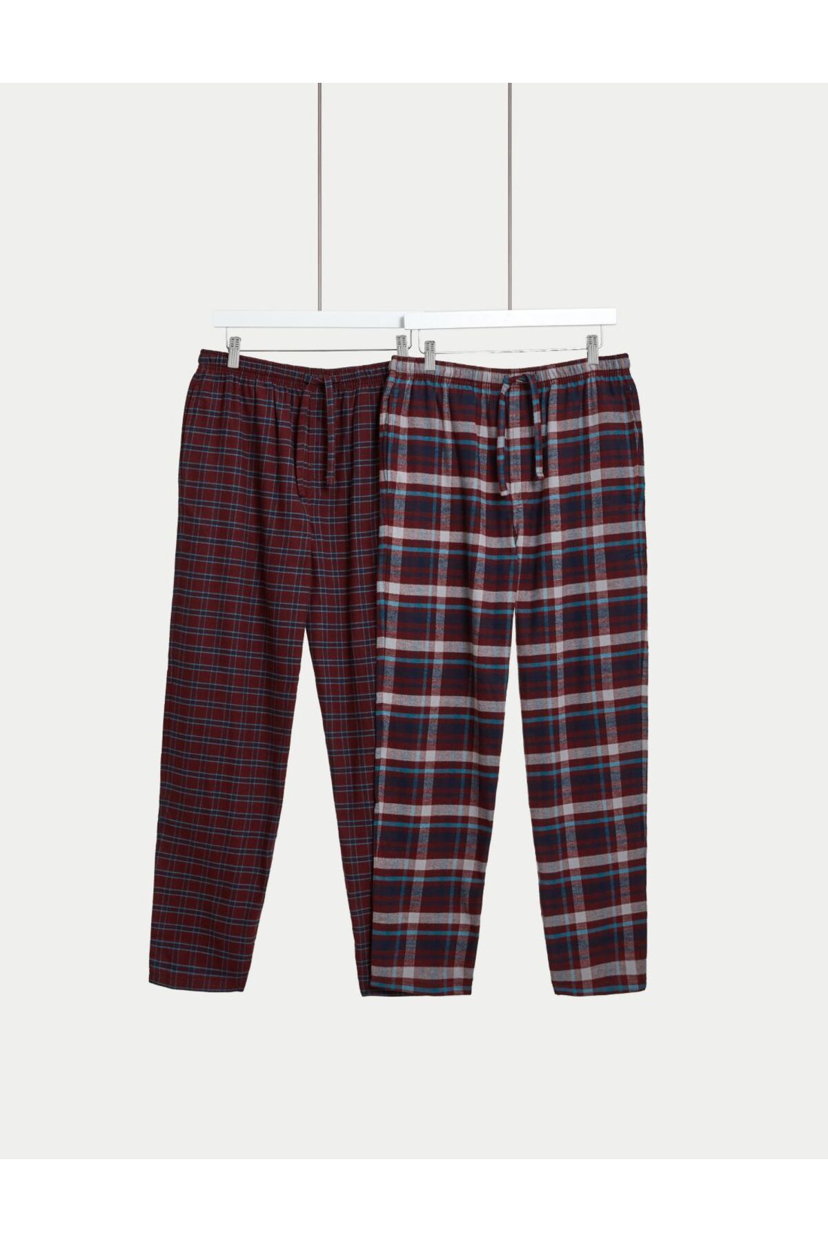Marks & Spencer Saf Pamuklu 2'li Pijama Altı Seti
