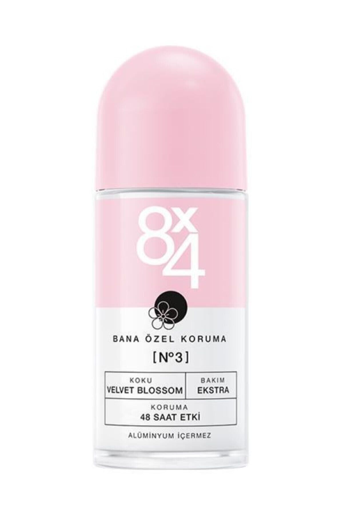 8x4 Kadın Roll On Deodorant 50ml Velvet Blossom No.3