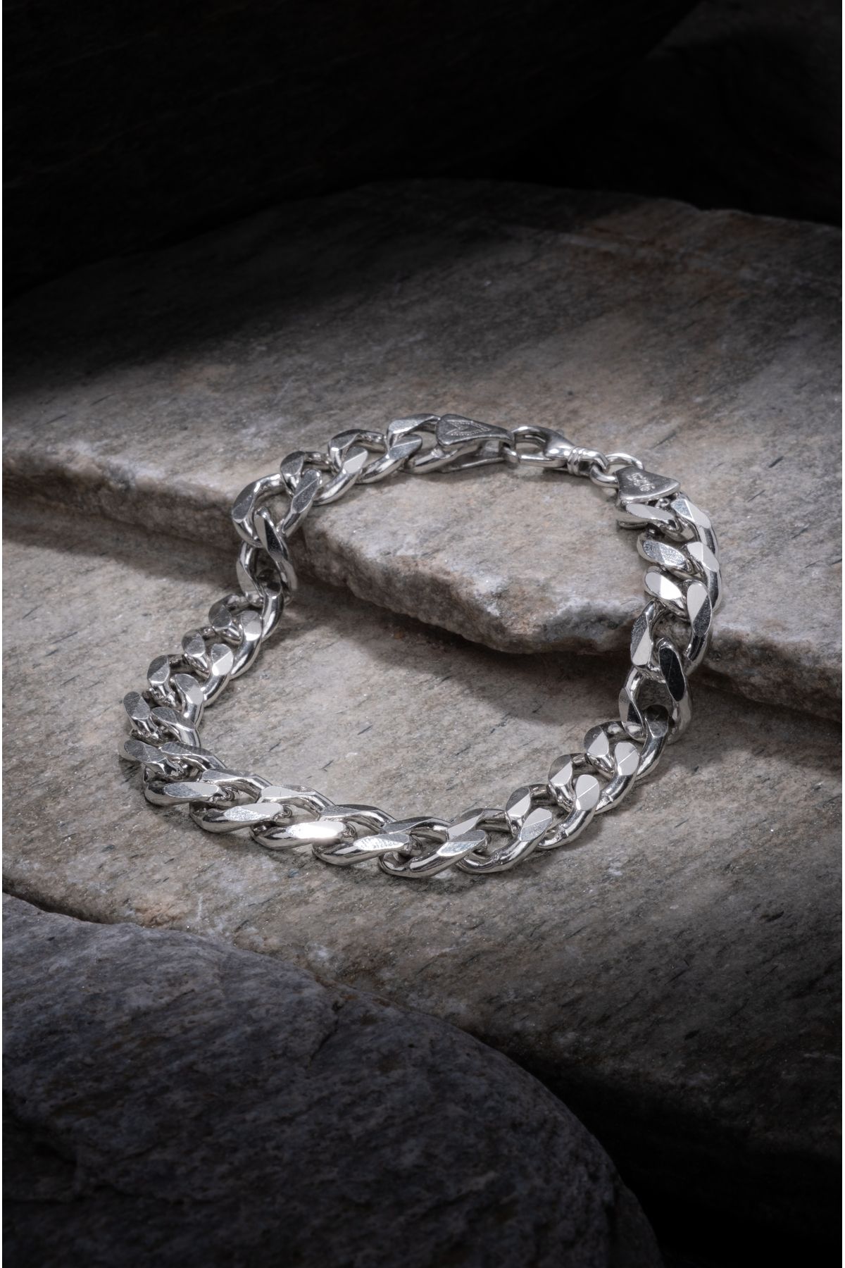 Atolyewolf Curb Chain Bracelet In Silver