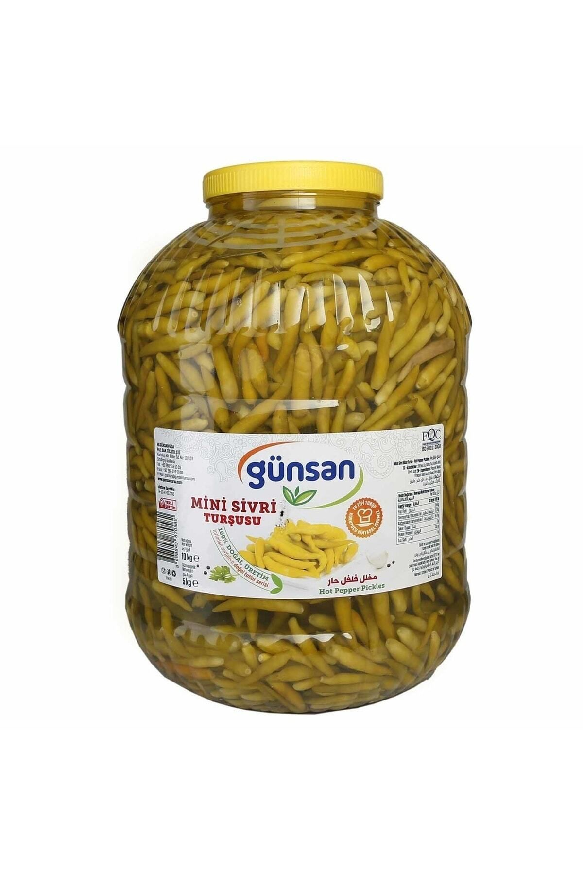 Günsan Mini Sivri Turşu 10 kg