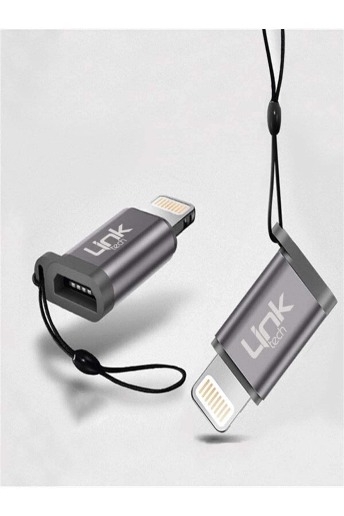 Linktech Micro Usb Den Lightning Iphone Uyumlu Dönüştürücü Otg Çevirici