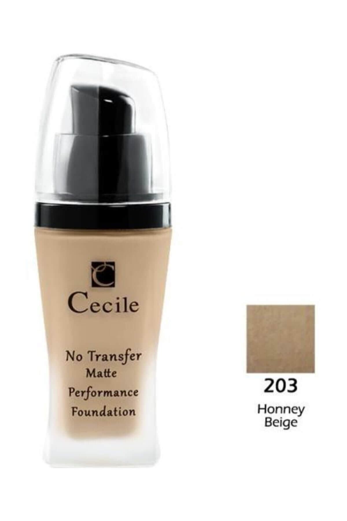 Cecile Bej No Transfer Matte Performance Foundatıon 203 8698438602952