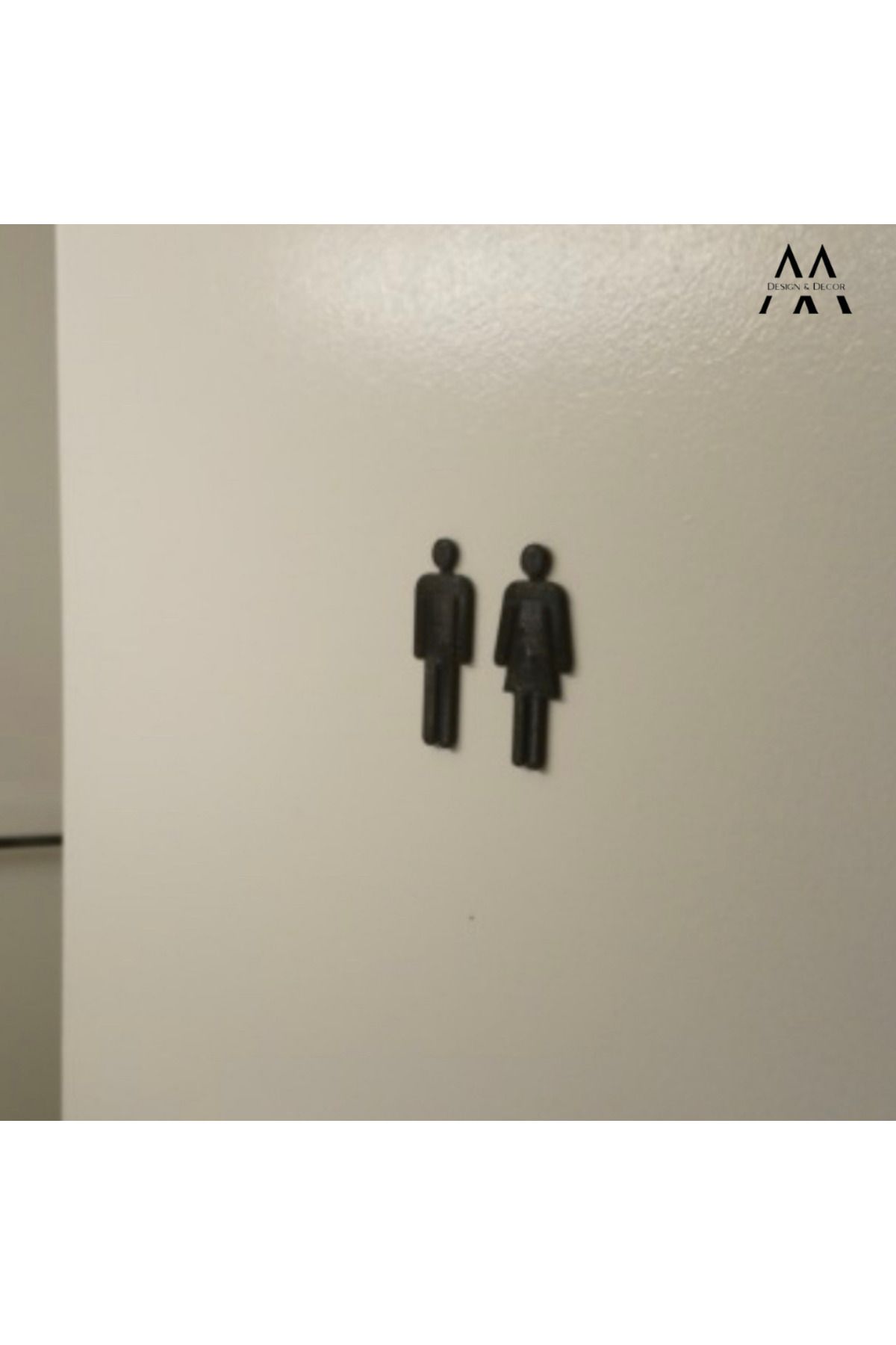 M Design Decor Kadın Erkek WC Tuvalet Tabela Kafe Bar Restaurant