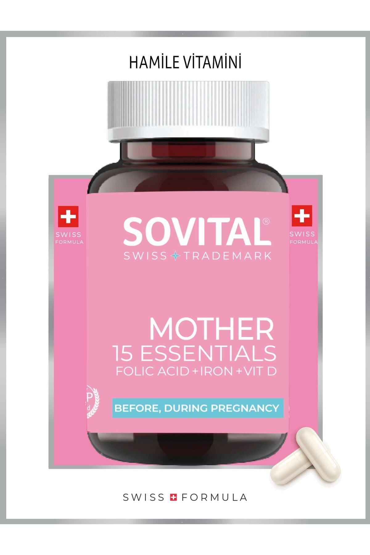 SOVITAL Mother Anne ve Hamile Vitamini 60 Kapsül