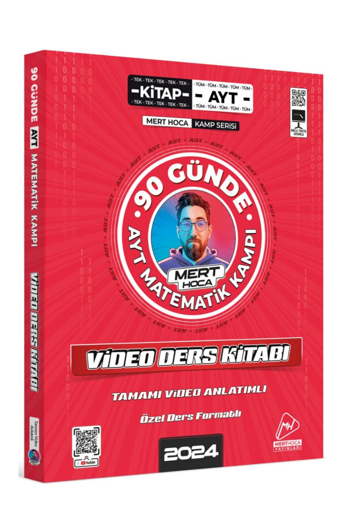 Mert Hoca Yayınları Mert Hoca 90 Günde Ayt Matematik Kampı Video Ders Kitabı 2024