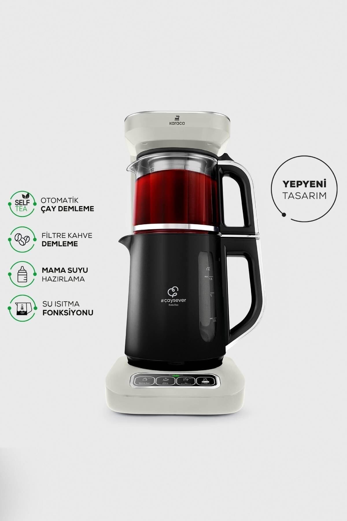 Karaca Robotea Pro 4 in 1 Konuşan Çay Makinesi Starlight