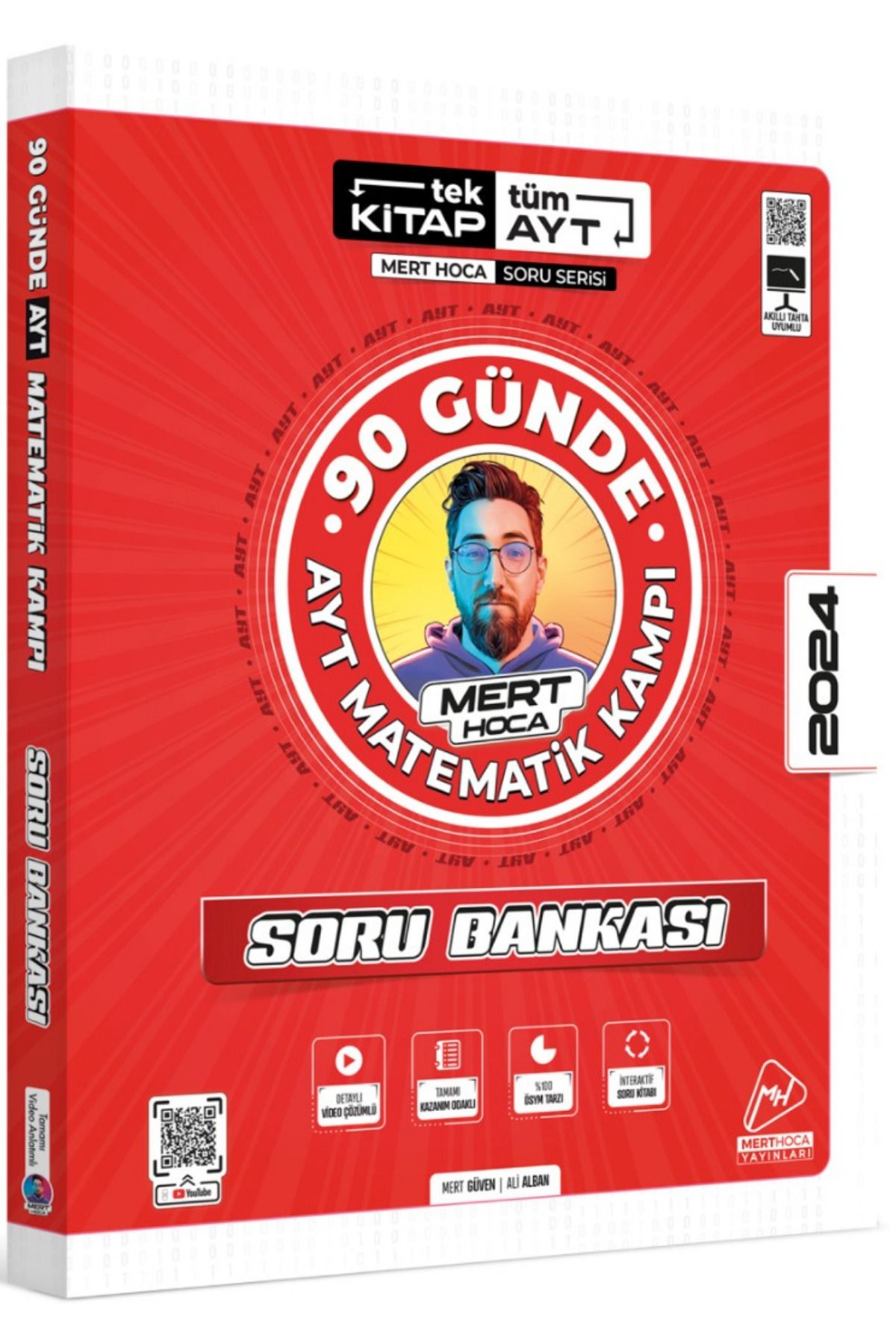 Mert Hoca Yayınları 2024 AYT 90 Günde Matematik Soru Bankası Mert Hoca