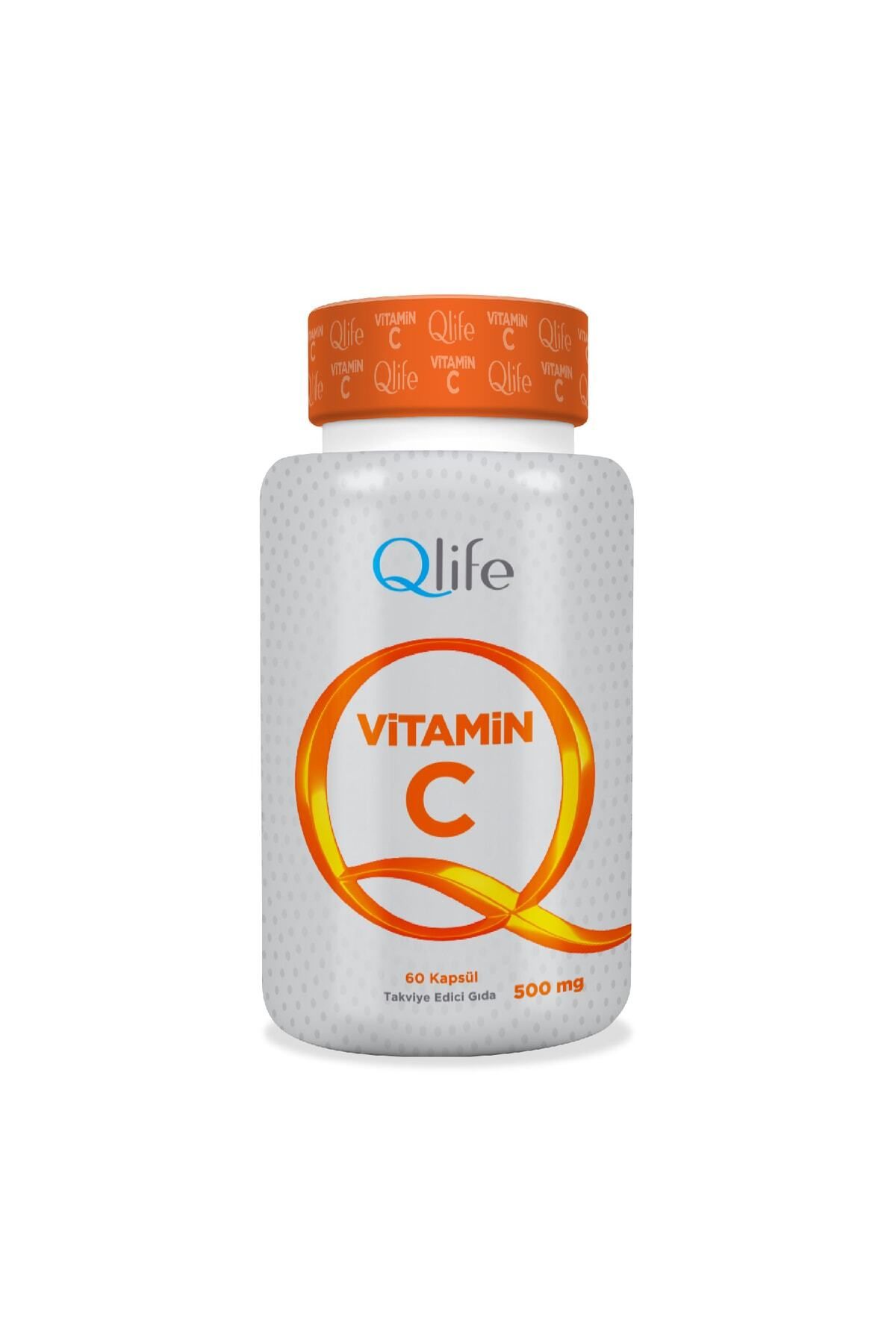 Q LİFE Qlife Vitamin C 500 mg 60 Kapsül