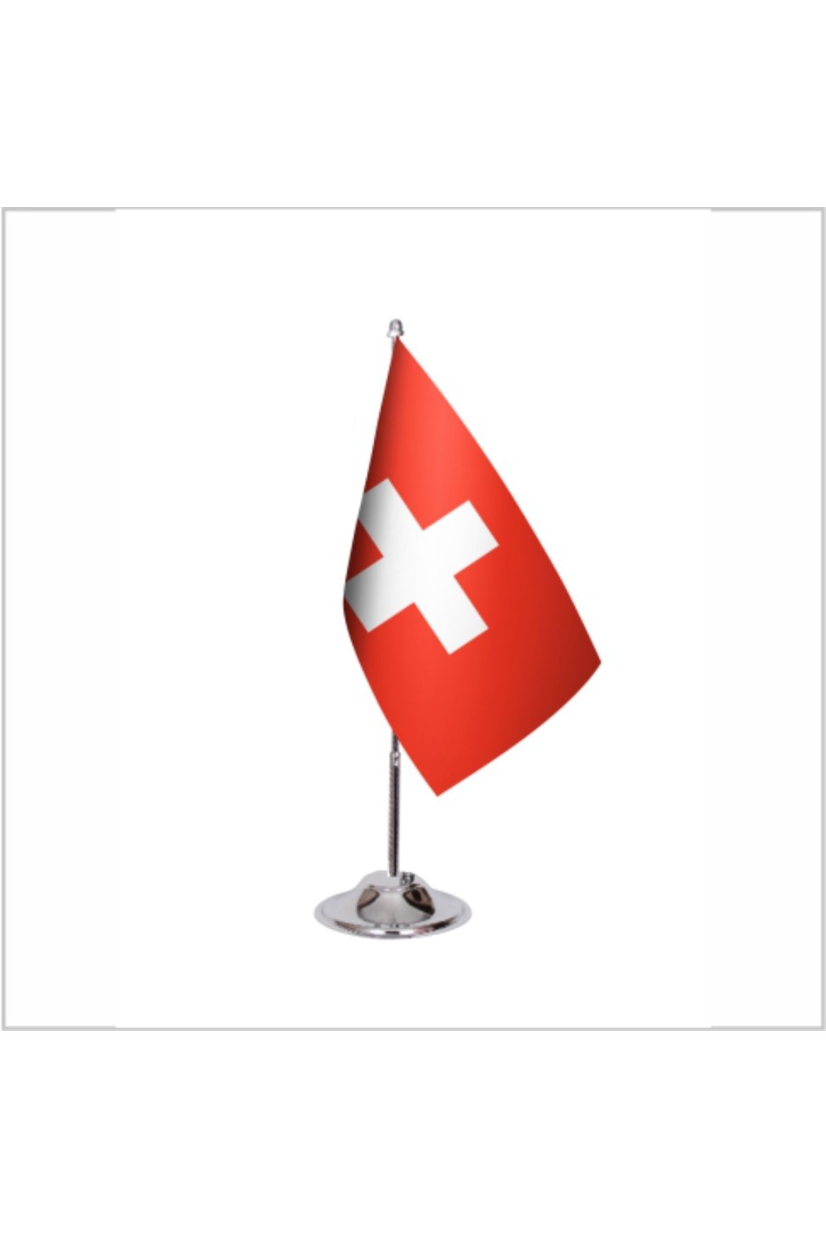 Asyabayrak İsviçre Tekli Masa Bayrağı