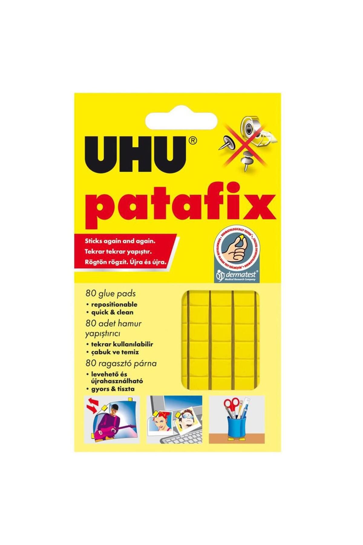 Uhu Patafix Sarı Hamur Yapıştırıcı 3001766