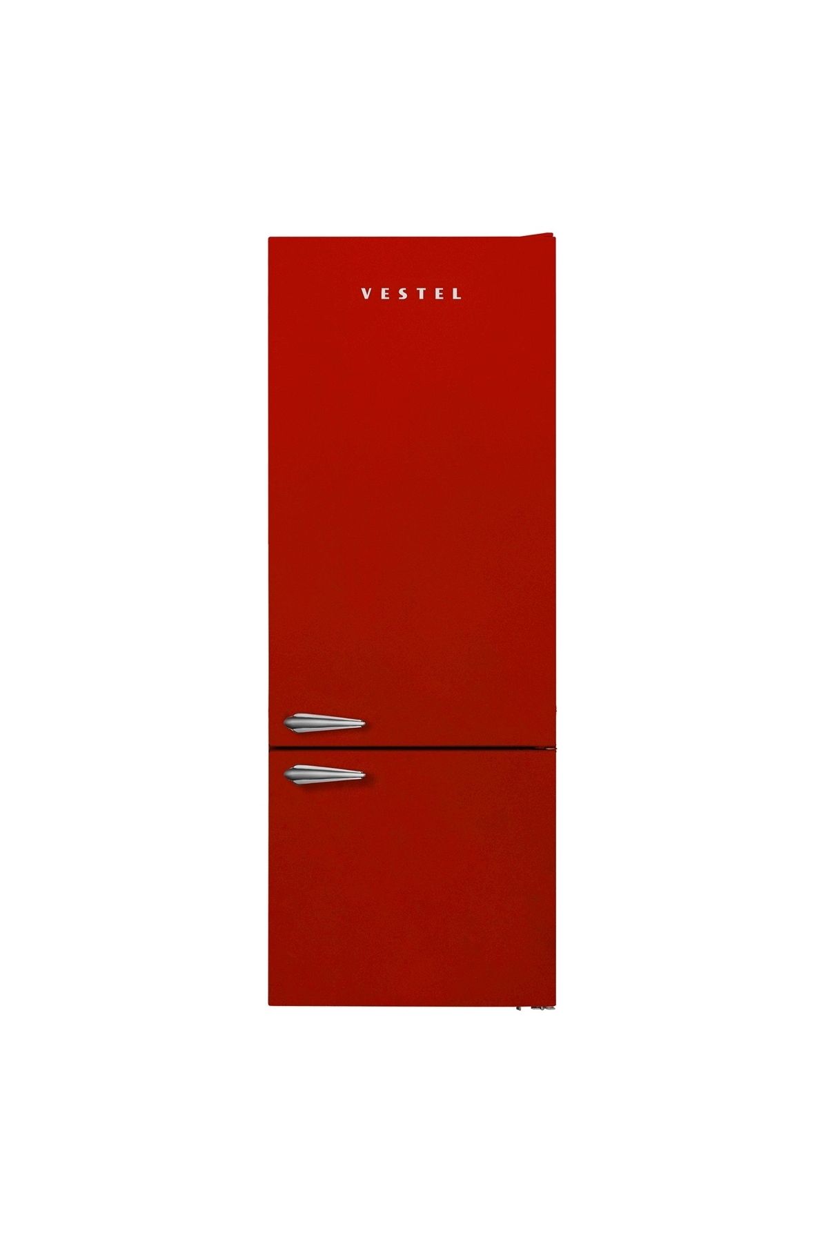 VESTEL Retro Nfk52101 Kırmızı Buzdolabı