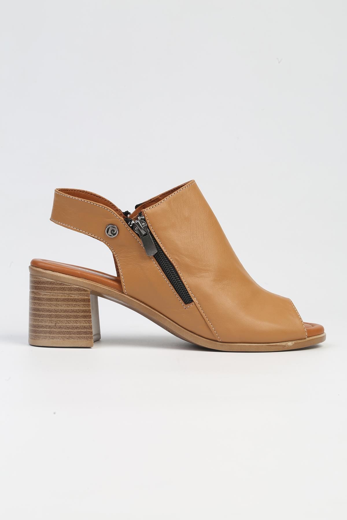 Pierre Cardin ® | PC-7225 - 3807 Taba-Kadın Topuklu Ayakkabı