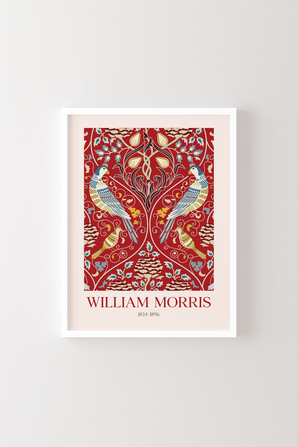 epiqart William Morris - Beyaz Çerçeve