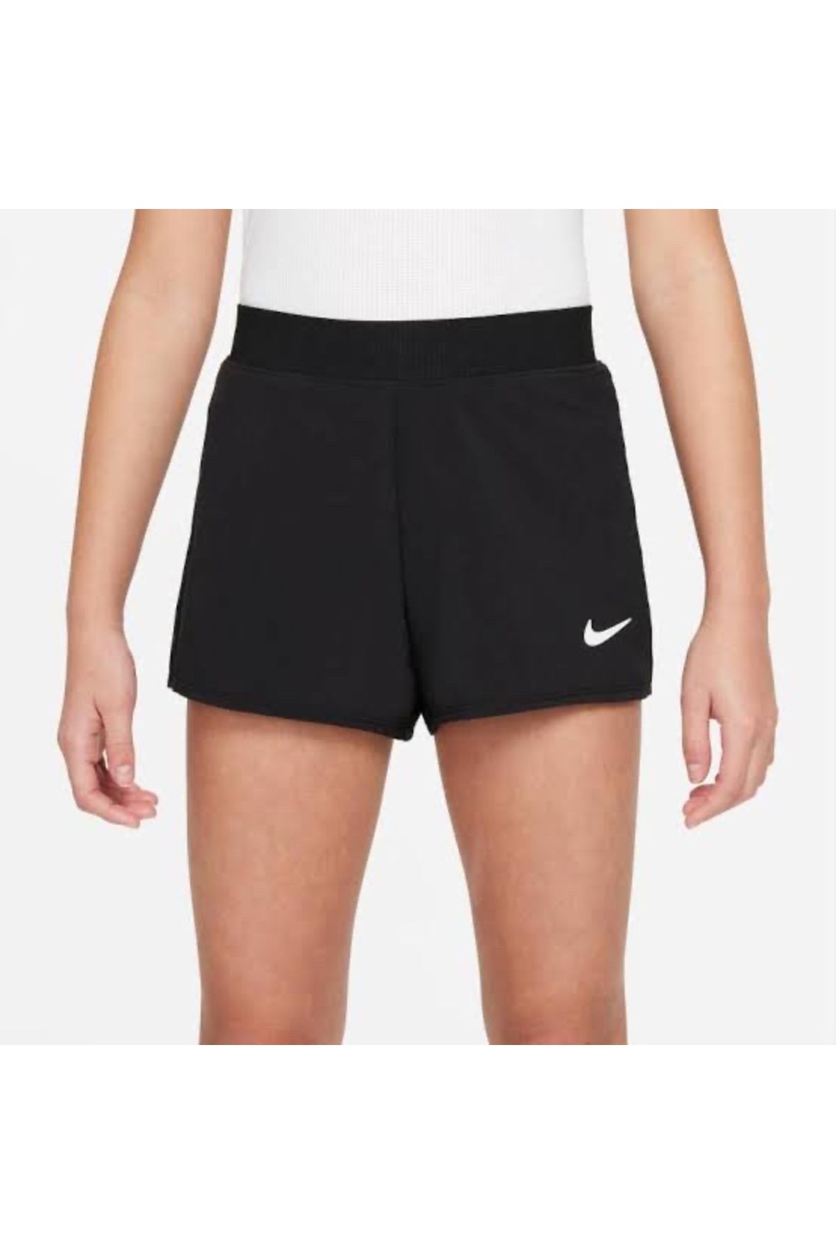 Nike Kız Çocuk Siyah Court Dri-fit Victory Tenis Şortu Db5612-010