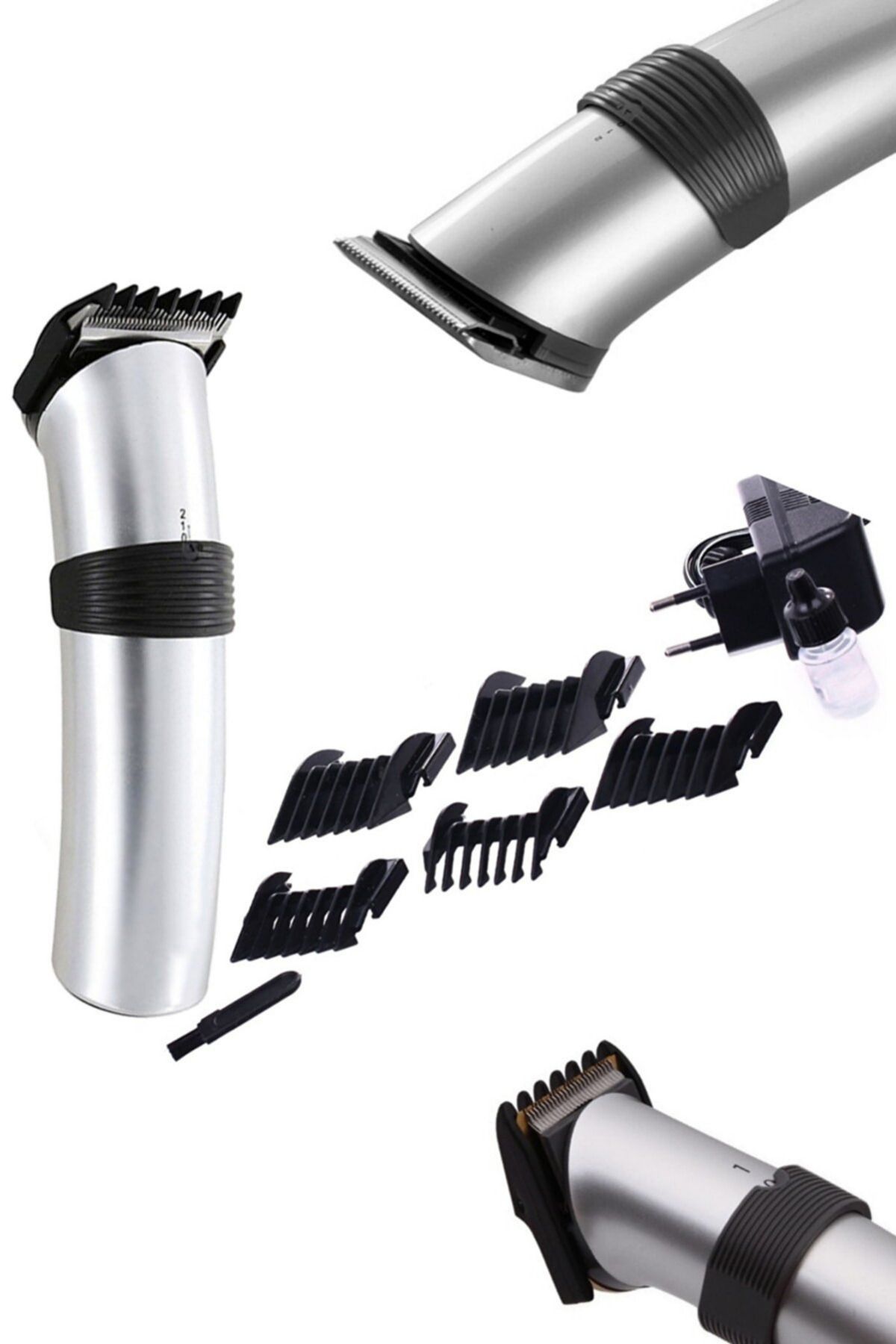 DarkCloud 609 Şarjlı Saç Sakal Kesme Ense Düzeltme Tıraş Makinesi Berber Kuaförlerin Tercihi Tıraş Makinesi