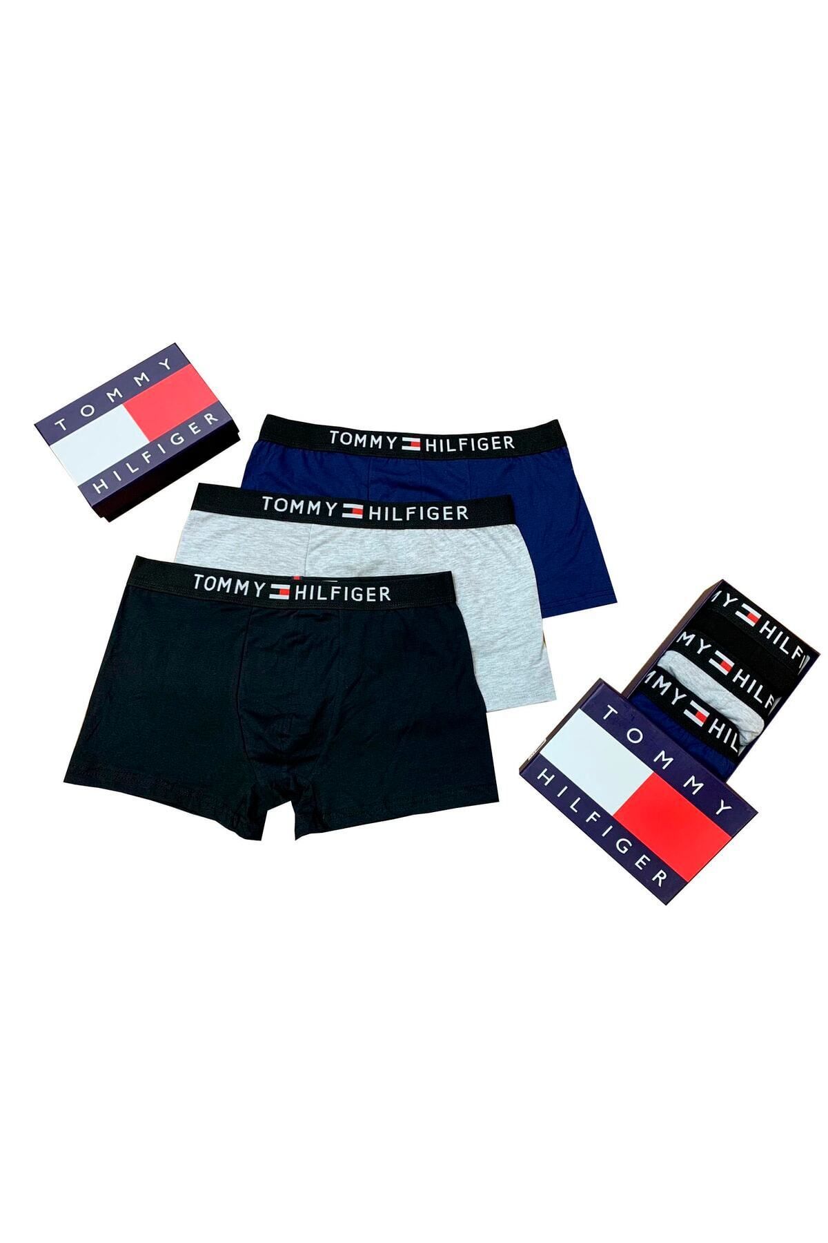 Tommy Jeans 3"lü Erkek Boxer Set FİT KALIP
