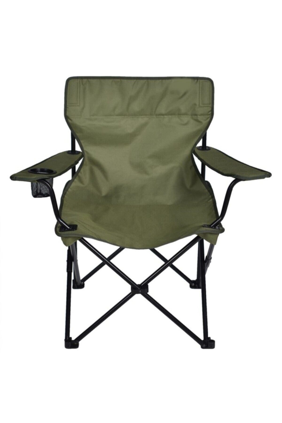 Toysan Katlanır Çantalı Kamp Sandalyesi Haki Yeşil