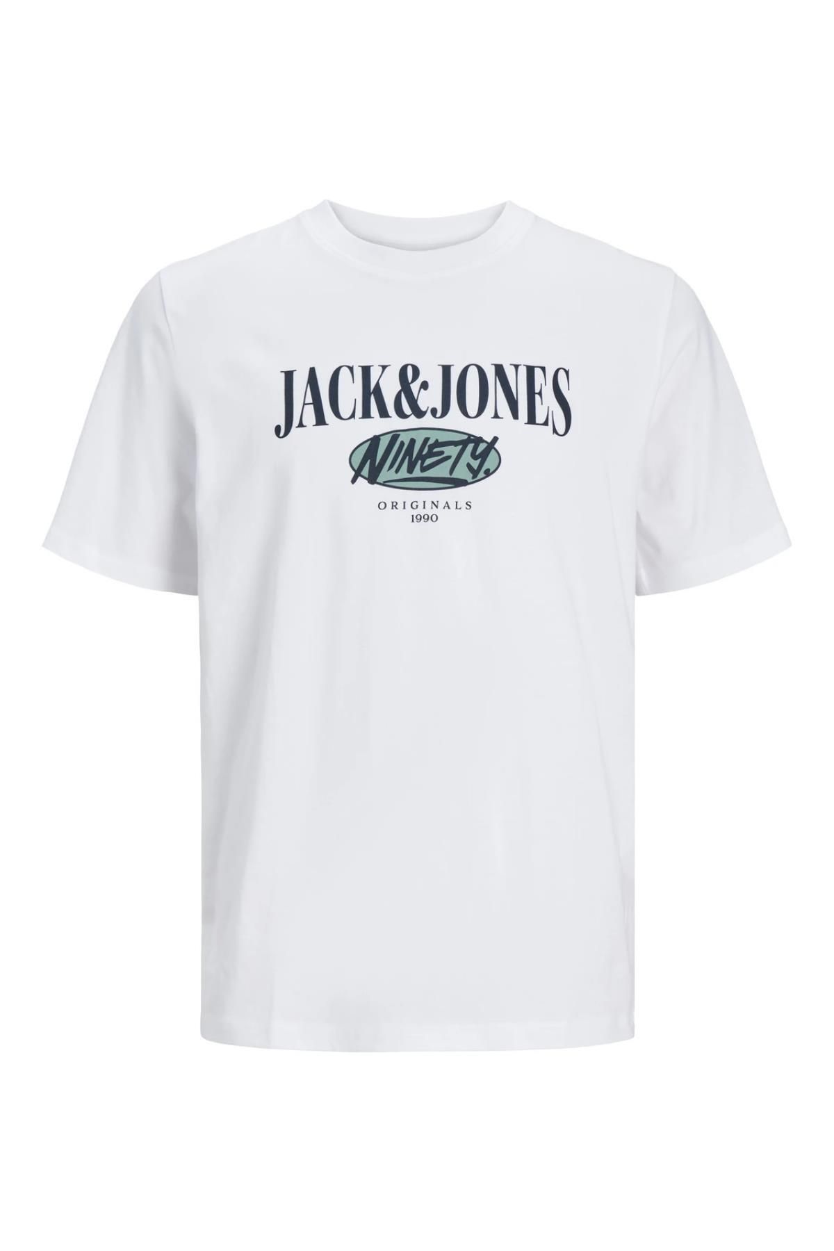 Jack & Jones Jorcobın Tee Ss Crew Neck Ln Erkek Tişört - 12250411