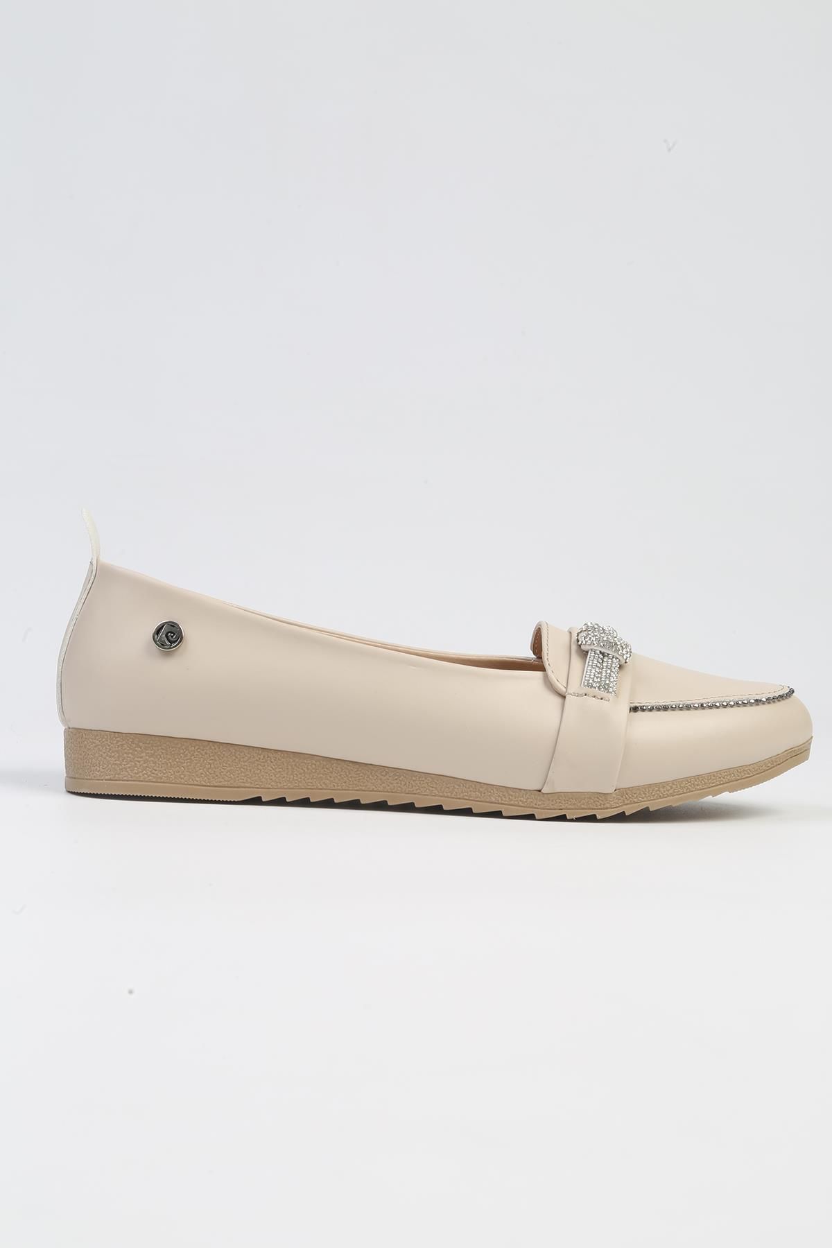 Pierre Cardin ® | PC-53021- 3962 Bej-Kadın Günlük Ayakkabı