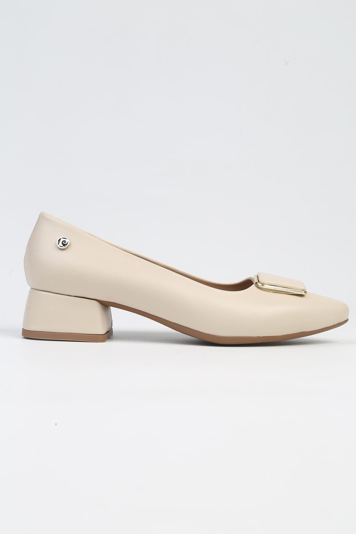 Pierre Cardin ® | PC-53095- 3592 Krem Cilt-Kadın Günlük Ayakkabı