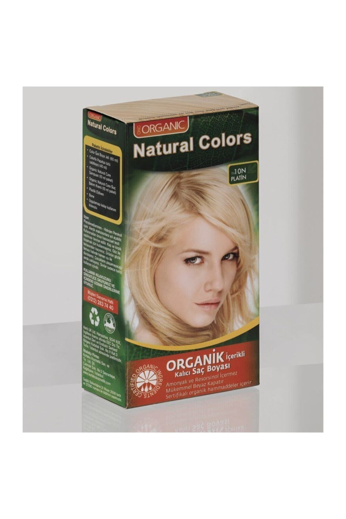 Organic Natural Colors Natural Colors 10n Platin Organik Saç Boyası