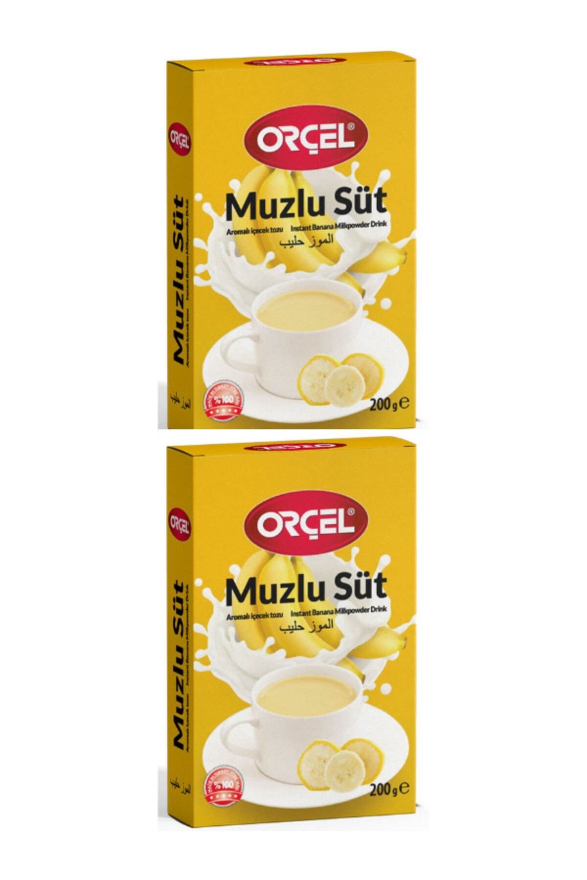 ORÇEL Muzlu Süt Aromalı Içecek Tozu Oralet Çay 2 X 200gr.